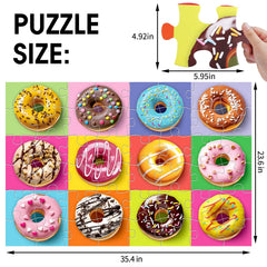 IFLOVE colorful donut designs spark imagination and color recognition during play.