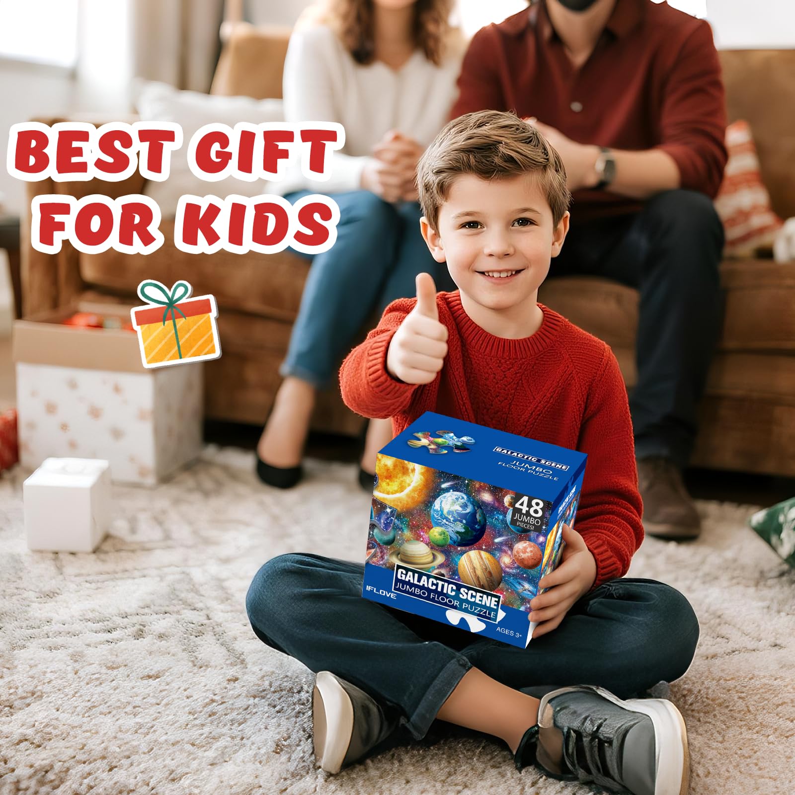 IFLOVE gift idea solar system puzzle for birthdays and holidays