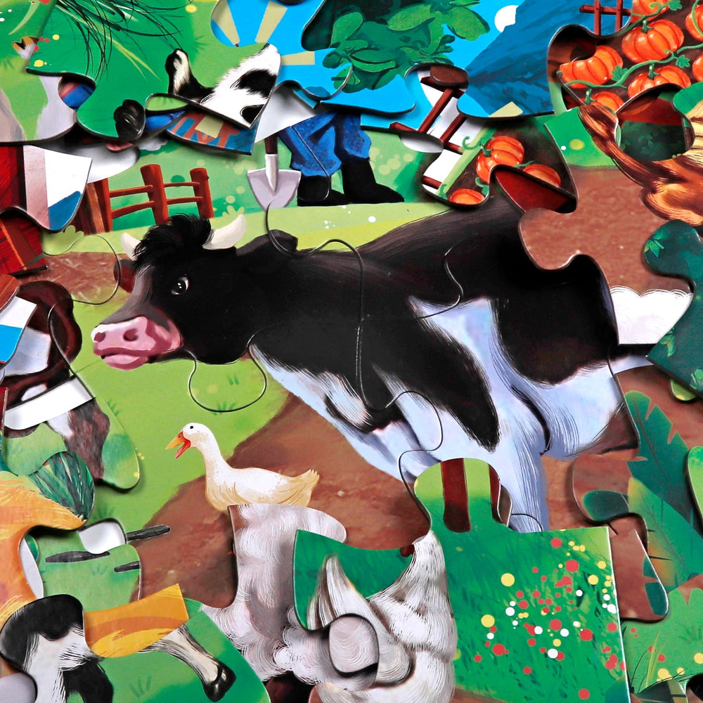 IFLOVE jumbo floor puzzle assembled size for family play