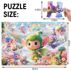 IFLOVE Jumbo Floor Puzzle castle-adventure strengthens spatial awareness during imaginative play