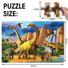 IFLOVE puzzle set uses safe materials—thick cardboard for durable, kid-friendly play.