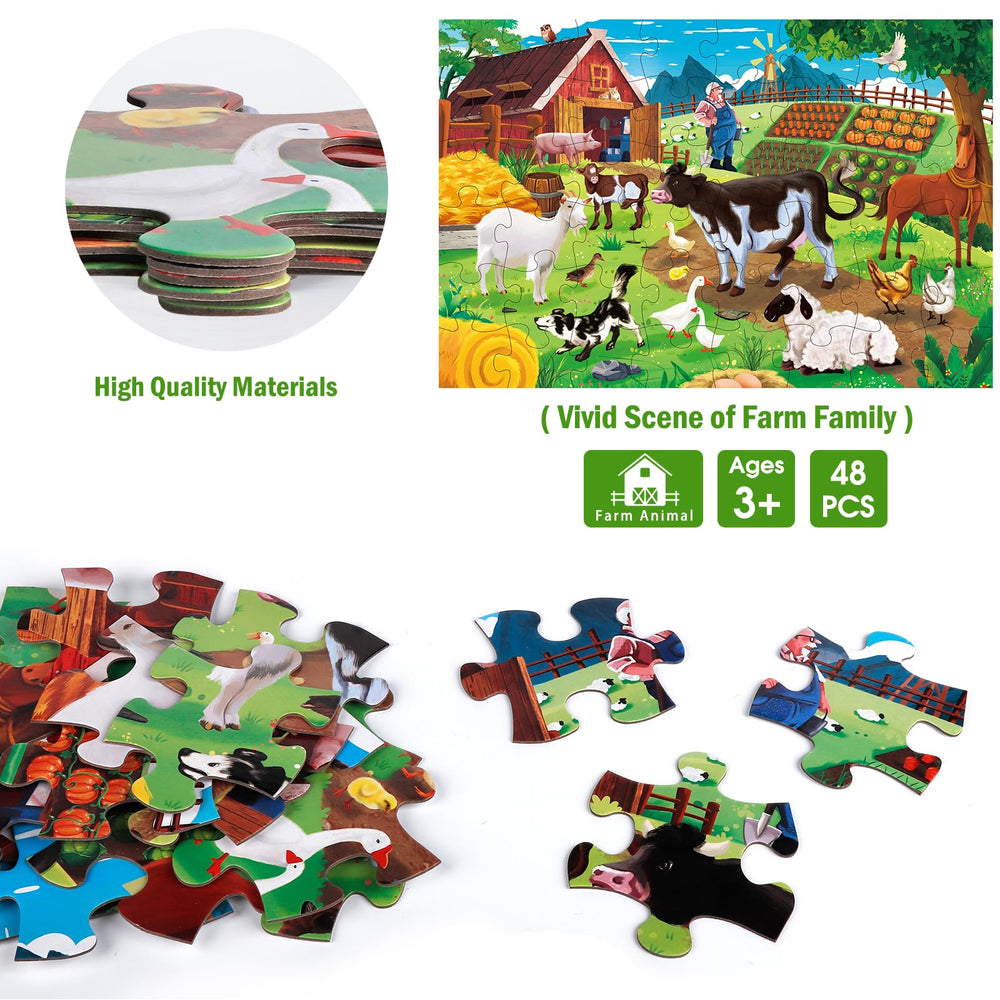 IFLOVE jumbo floor puzzle durable cardboard construction
