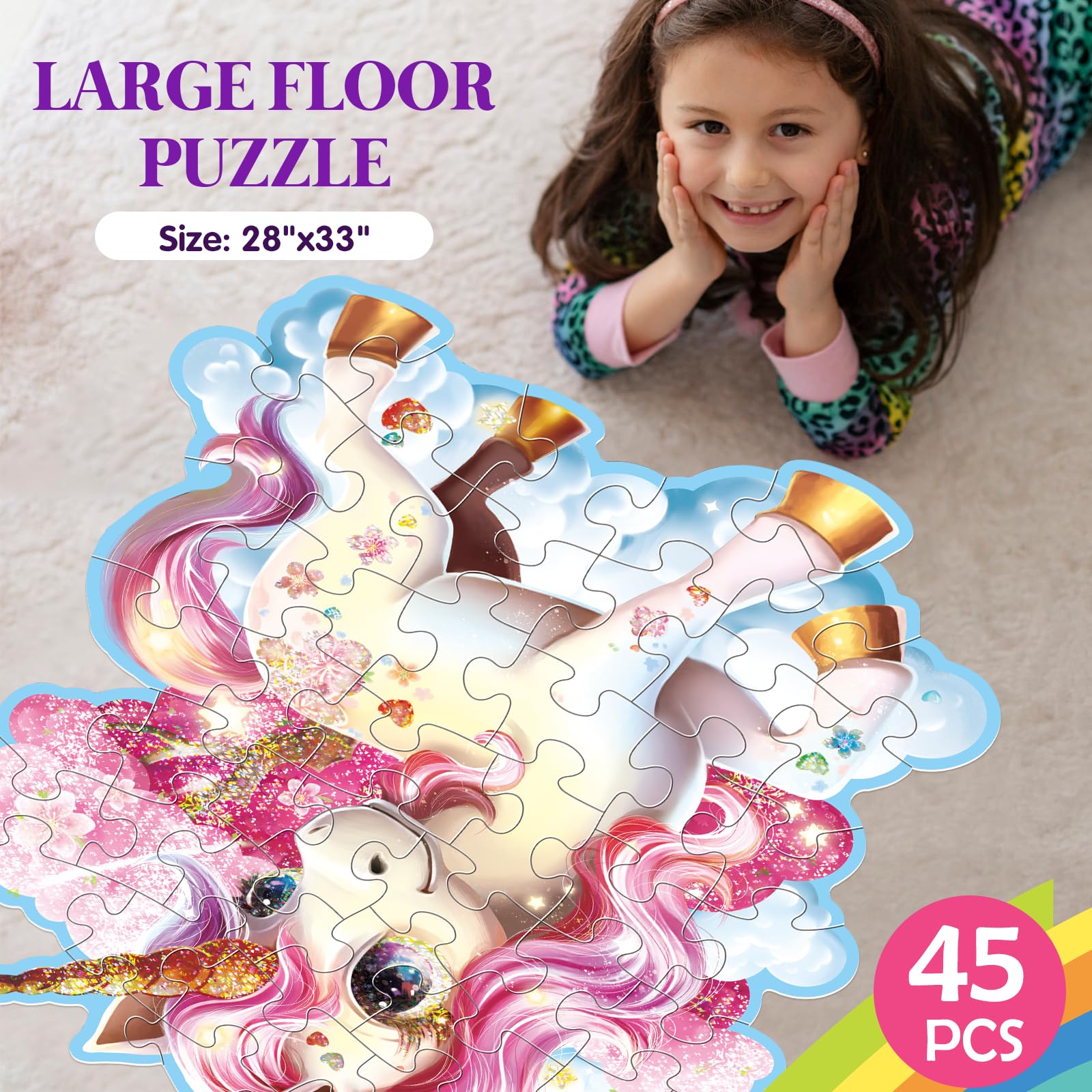 IFLOVE fairies image puzzle encourages imaginative play and fine-motor practice.