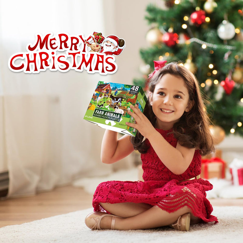 IFLOVE jumbo floor puzzle promotes family bonding during puzzle time