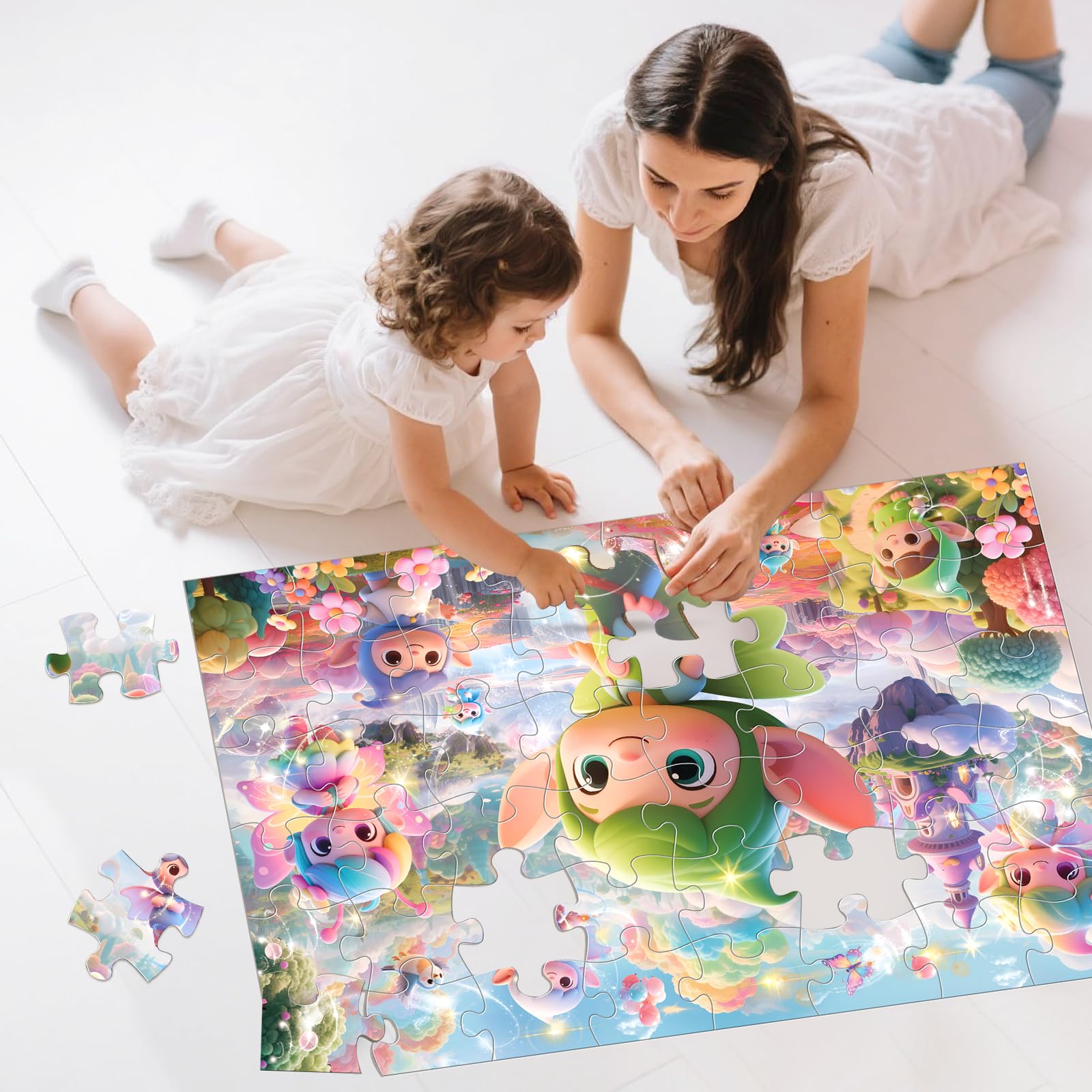 IFLOVE Jumbo Floor Puzzle gift-ready for birthdays and holidays