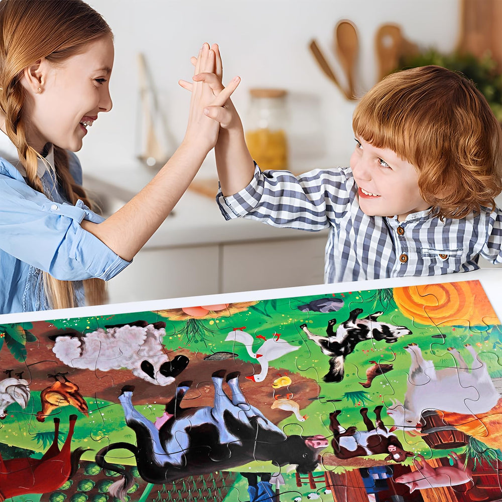 IFLOVE jumbo floor puzzle kids playing together