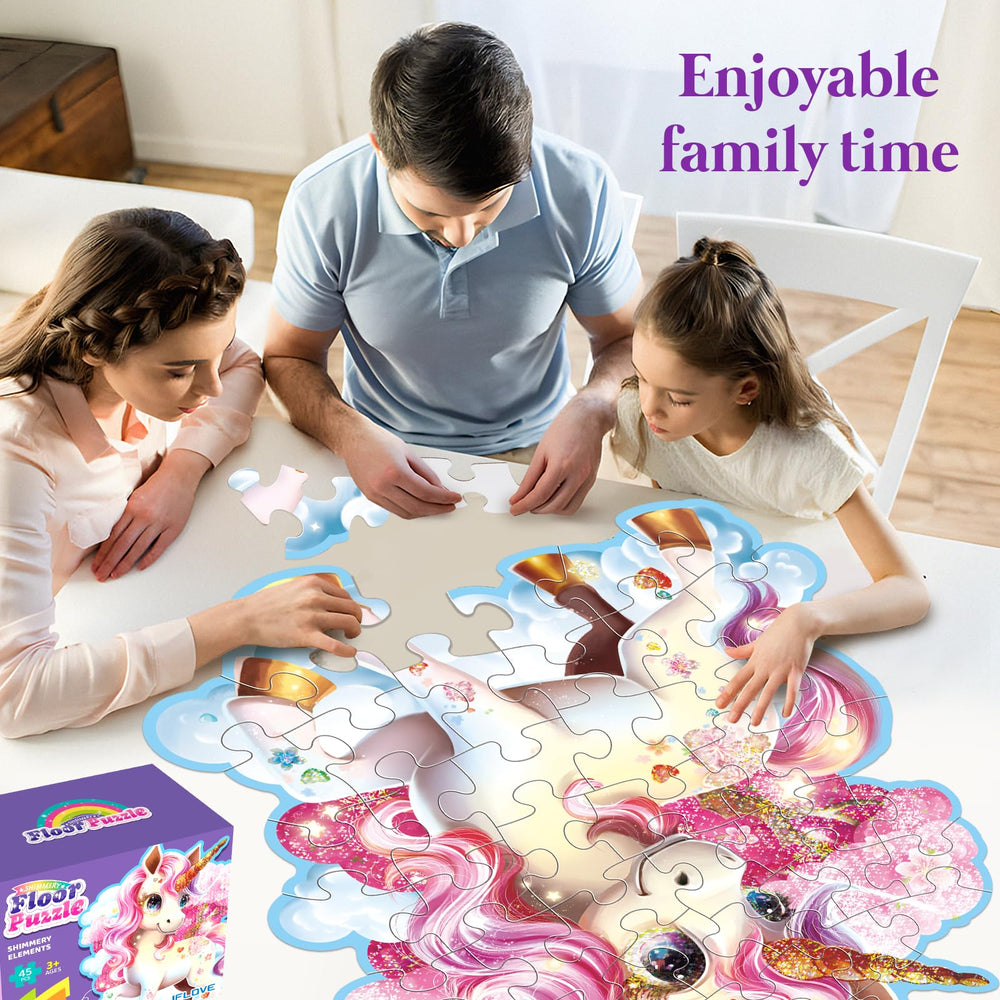 IFLOVE large pieces are easy for little hands to grasp and place.