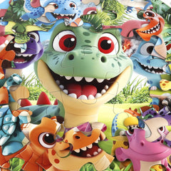 IFLOVE puzzle on thick cardboard with rounded edges ensures safe play.