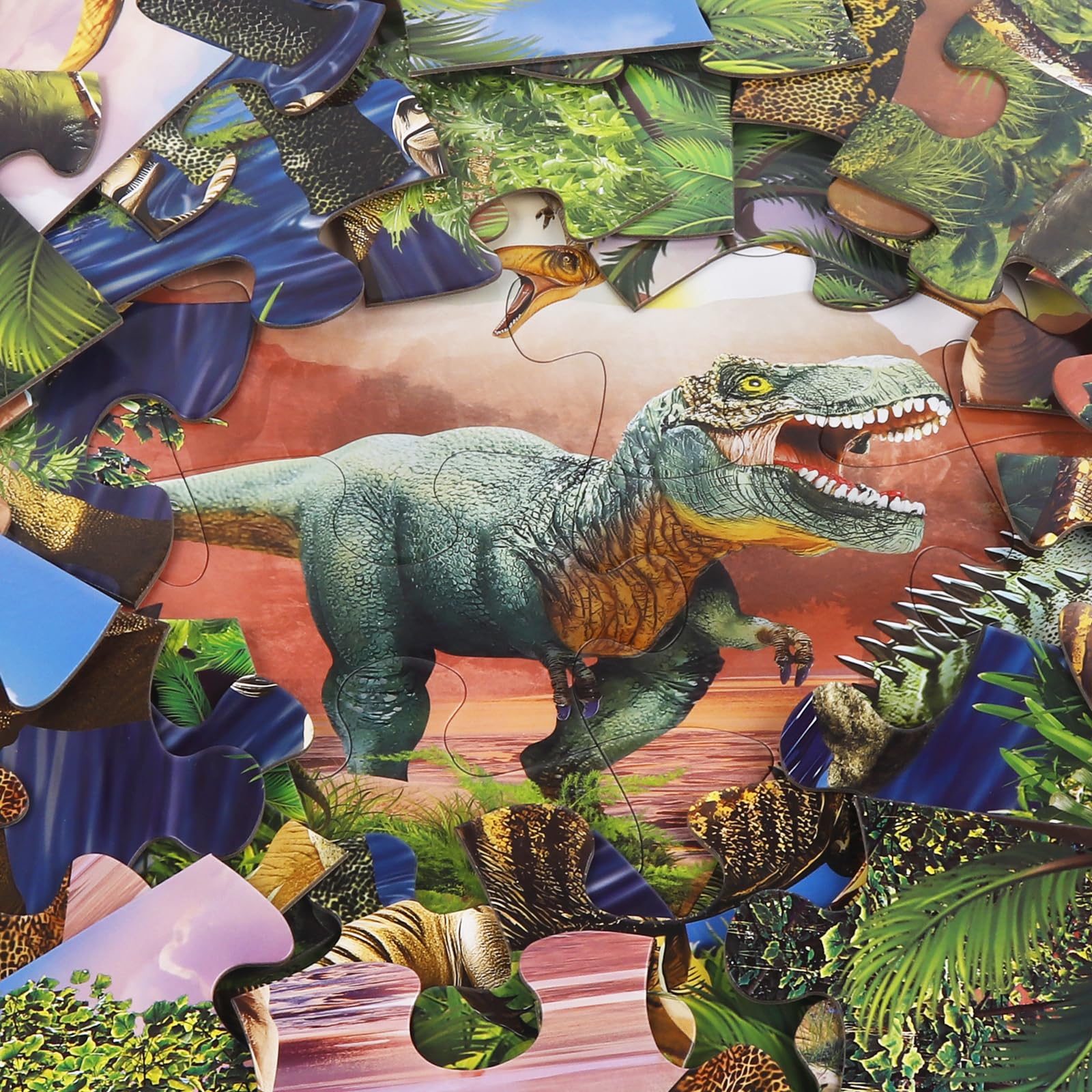 IFLOVE jumbo puzzle pieces with rounded edges promote safe, enjoyable play on floors or tables.