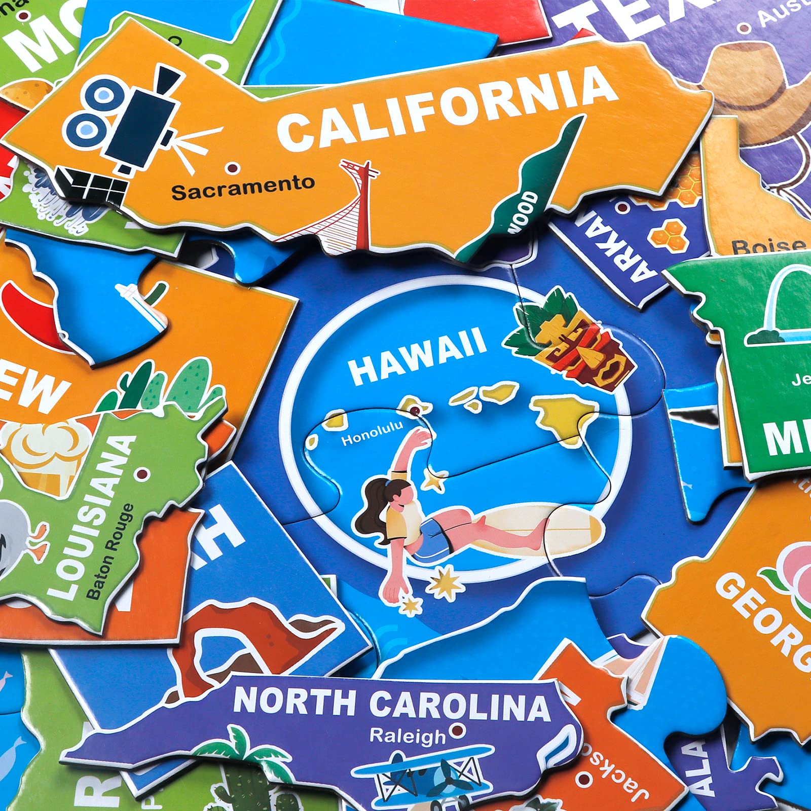 IFLOVE geography puzzle showcases landmarks and locations to spark curiosity