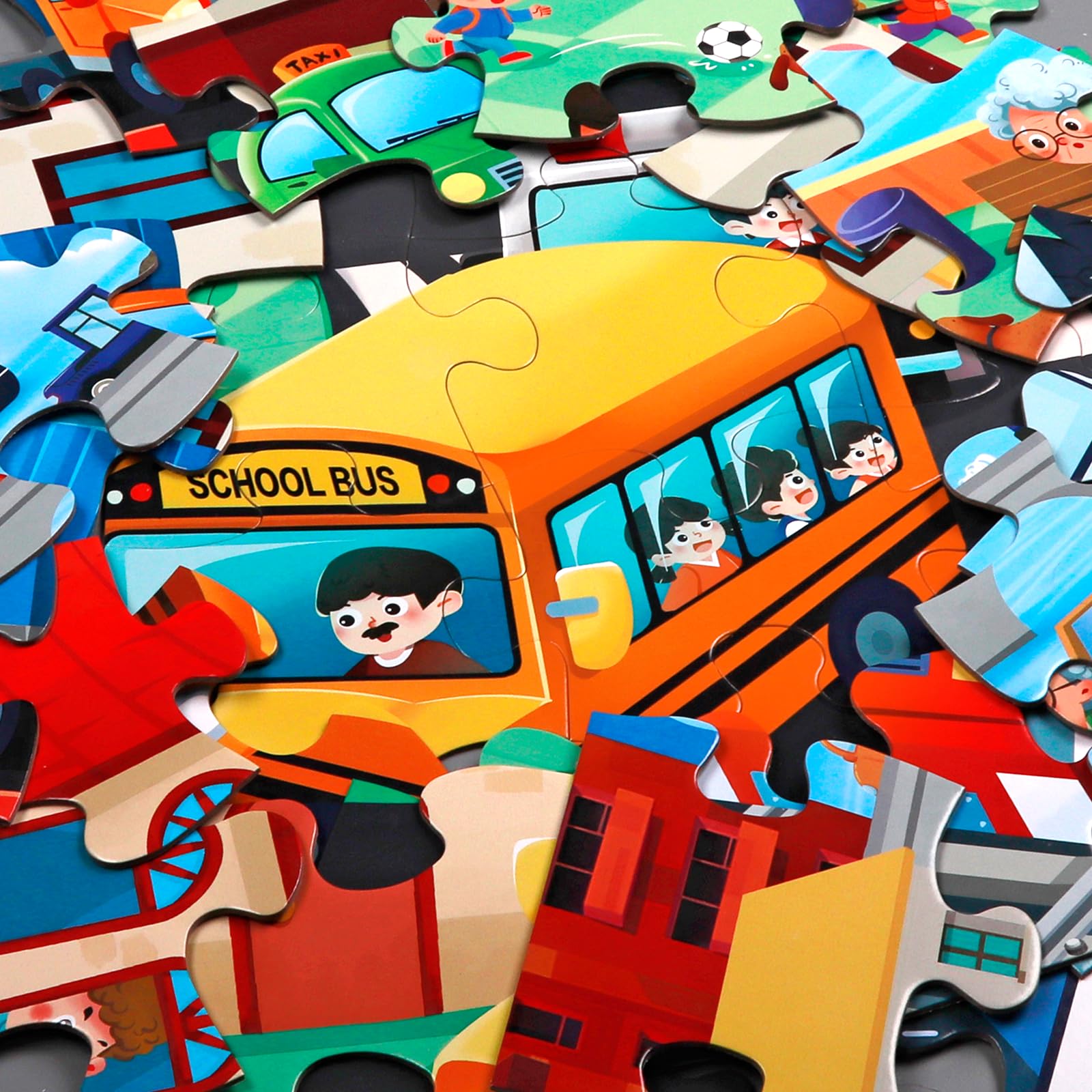 IFLOVE large educational puzzle aids early learning and concentration for ages three to five.