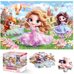 IFLOVE princess floor puzzle poster fuels imaginative play for kids