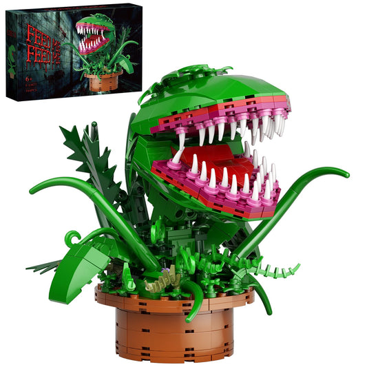 IFREXBK Audrey II building kit ready for desk display.