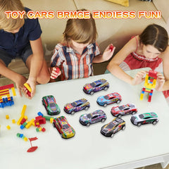 iFunLong mini race cars are handheld and travel-friendly for on-the-go play.