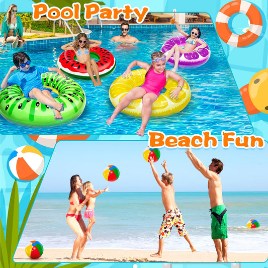 iGeeKid kiwi pool float for kids, sturdy and easy to inflate for sunny days