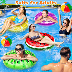 iGeeKid pineapple pool float for kids, tropical vibe for luau themed events