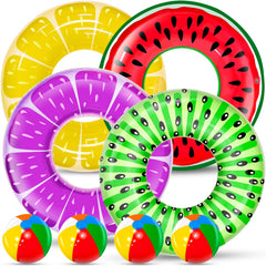 iGeeKid watermelon pool float for kids, vibrant design for family pool fun