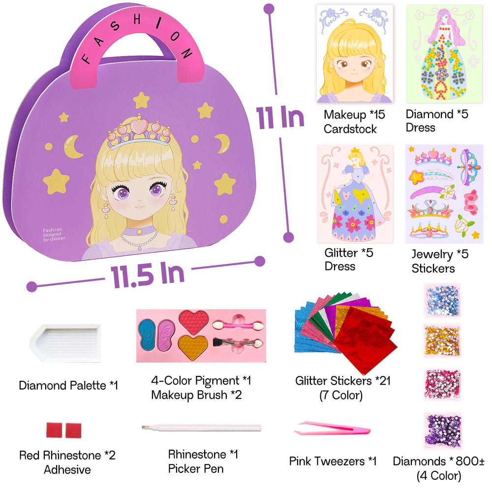 iGetooy diamond-decoration-dress lets kids personalize gowns with crystal gem accents