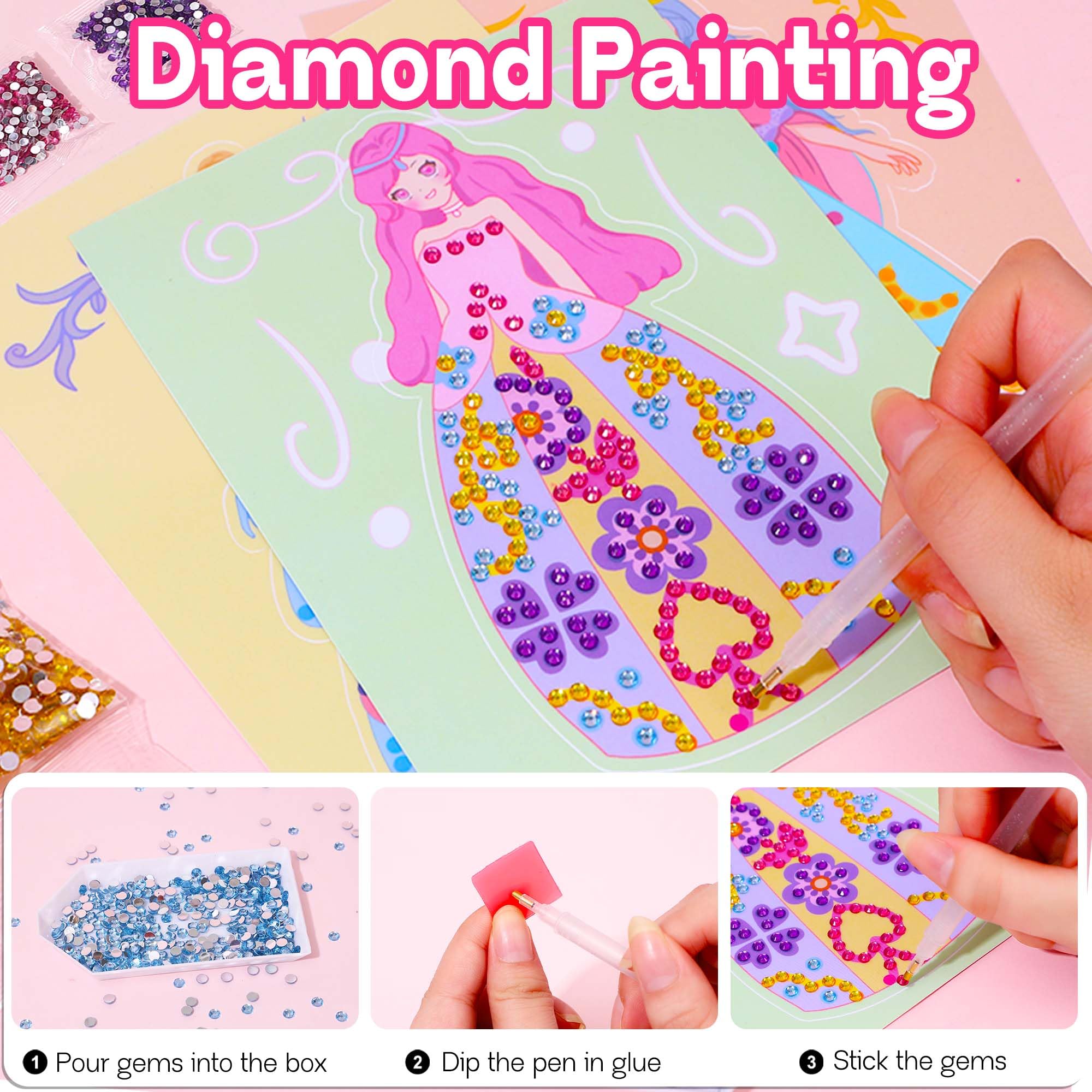 iGetooy glow-foil-stickers add shimmering accents to princess outfits