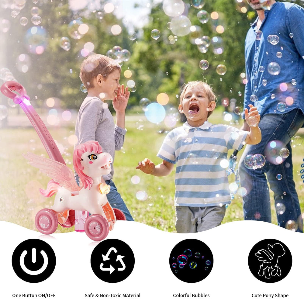 IGINOA bubble-liquid bottles supply gentle bubbles for play sessions.