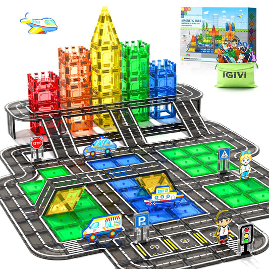 IGIVI magnetic tiles enable imaginative city-building play