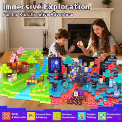 IGIVI magnetic blocks colorful patterns highlight pattern recognition and fine motor skills