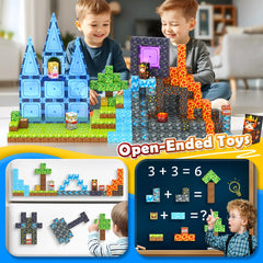 Open-ended design invites limitless magworld creations and learning.