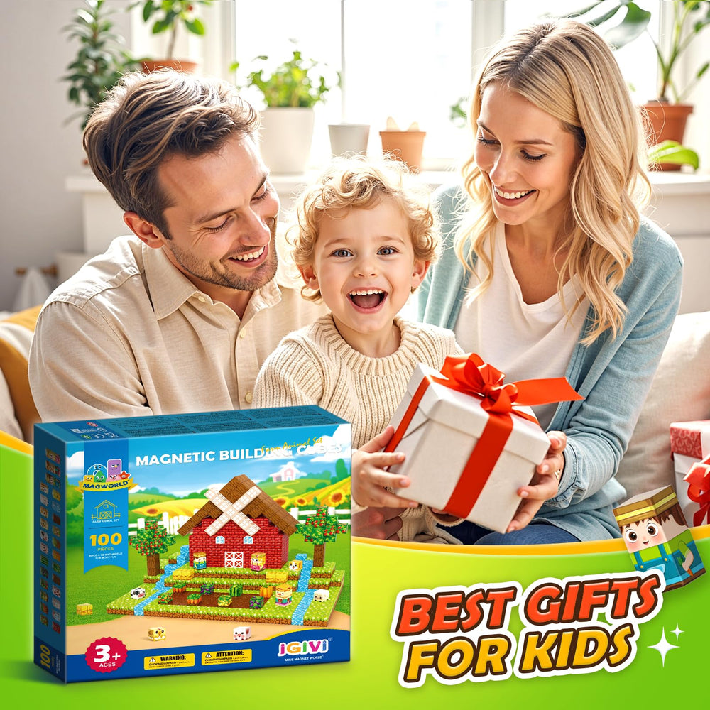 IGIVI Mine Magnet World travel-friendly kit: compact magnets for on-the-go play.