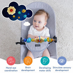 iGRATENS Bouncer Toy Bar easy attach remove design aids quick setup