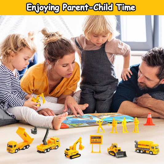 iGRATENS Dig It Dump It Build It truck array for imaginative play
