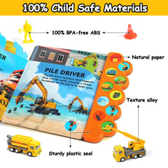 iGRATENS Dig It Dump It Build It durable board book with ABS cover