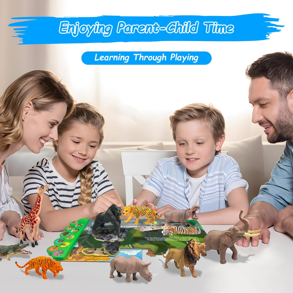 iGRATENS safari hippopotamus figure for hands-on fun and role play.