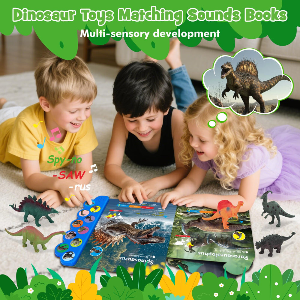 iGRATENS sound book with dinosaurs offers interactive learning via buttons