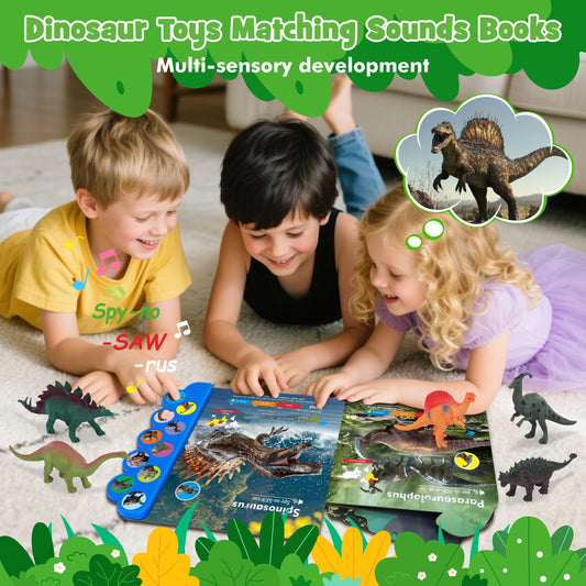 iGRATENS sound book with dinosaurs offers interactive learning via buttons