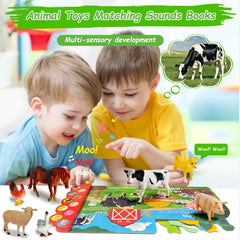iGRATENS sound book with 10 buttons encourages interactive learning through animal sounds.
