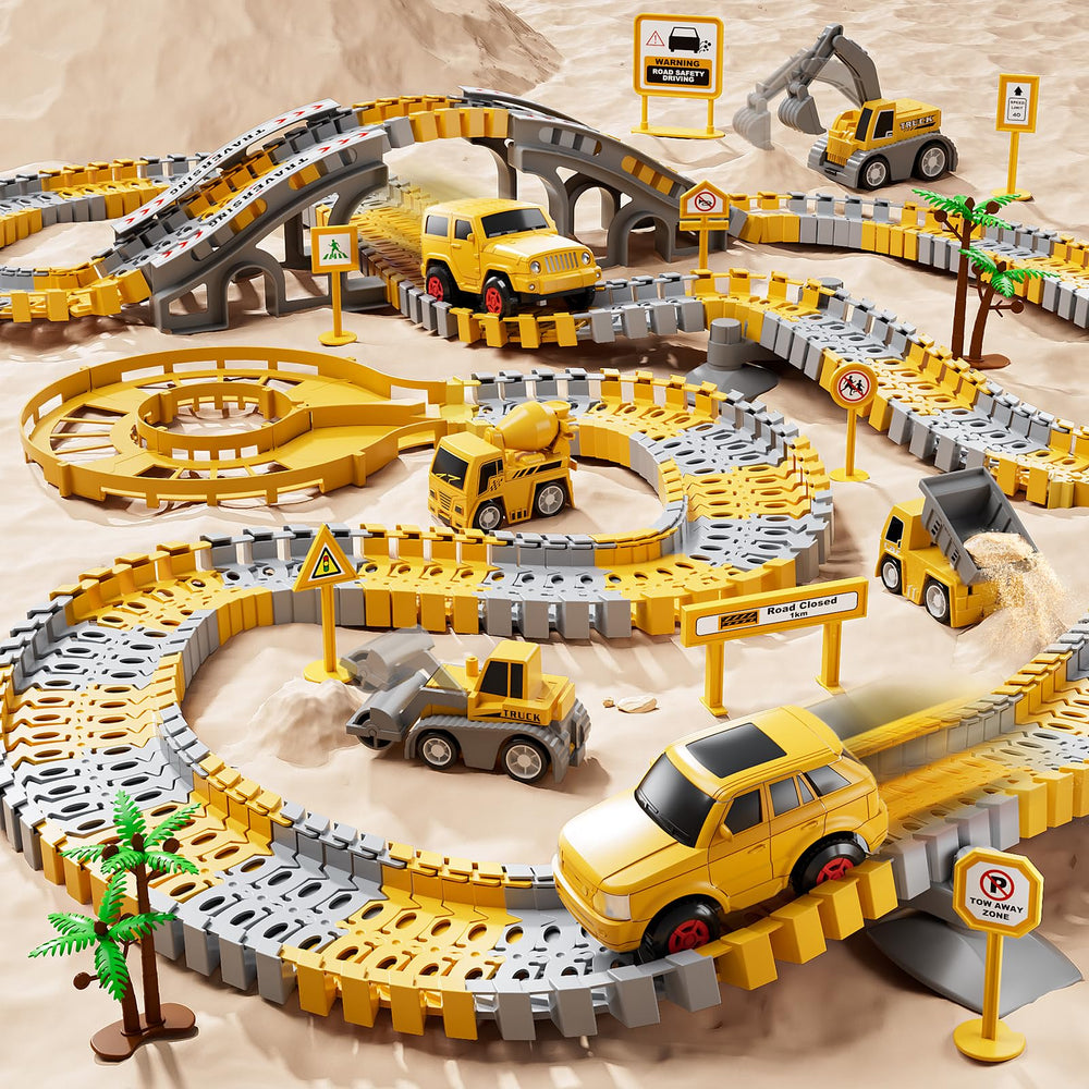 IHAHA construction truck excavator in action for hands-on pretend work