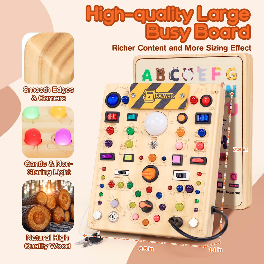 iHarPro busy board suitable for ages 1 to 3, ideal as a gift