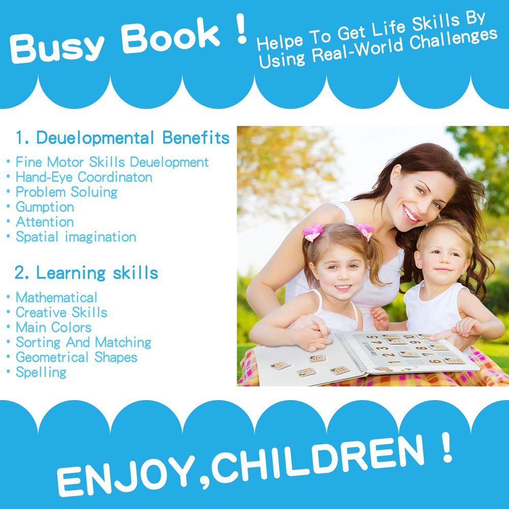 iHarPro Busy Book facial expressions page promotes social cue awareness