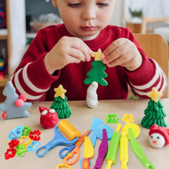 IHESPABLD Playdough Tool Kit 28pcs set includes tools and molds for endless ideas.