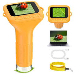 IHOXTX handheld microscope offers compact design for on-the-go science exploration.