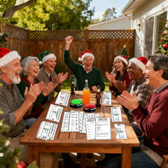 IIDEA Christmas Feud instruction and score cards simplify group play.