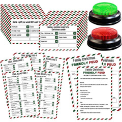 IIDEA Christmas Friendly Feud game cover with festive artwork for family fun.