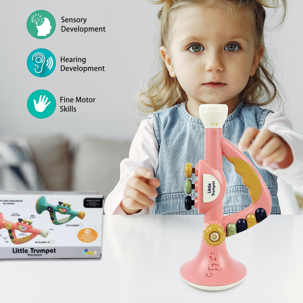 IIROMECI baby trumpet toy offers melodic exploration and hands-on discovery for ages 1-3