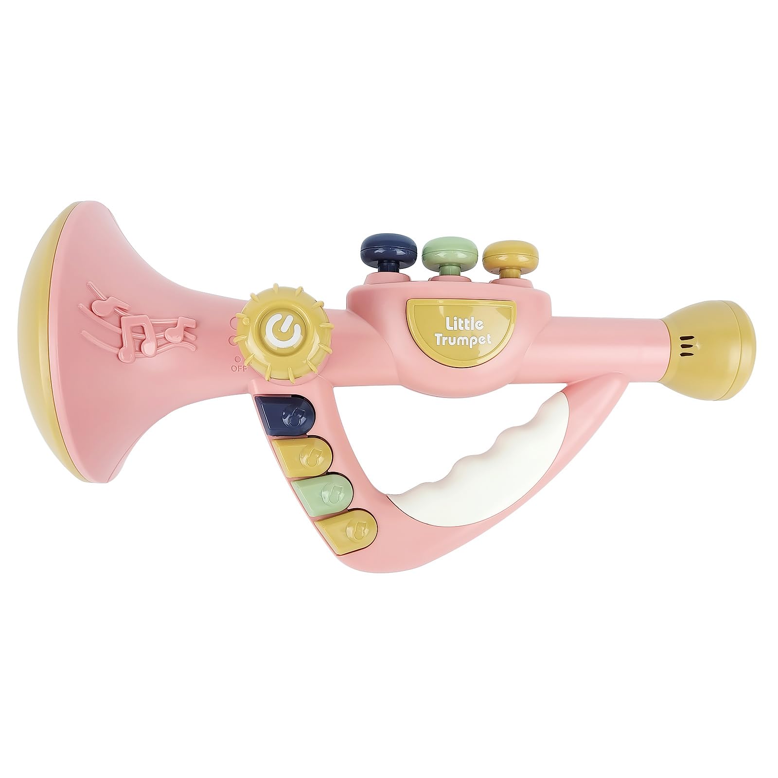 IIROMECI little trumpet toy in pink energizes early music exploration for toddlers