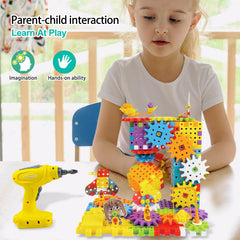IIROMECI drill toy adds realistic assembly action for budding builders