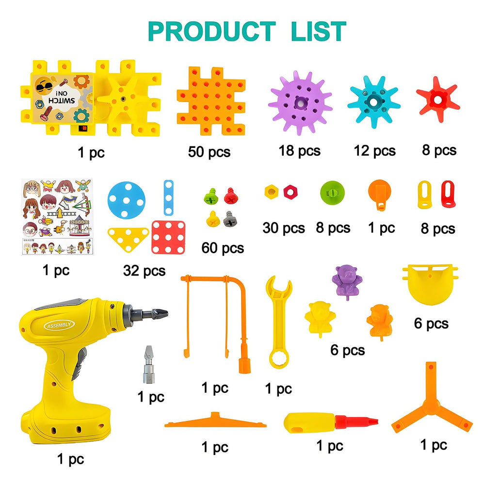 IIROMECI instruction guide page illustrates step-by-step building