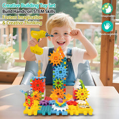IIROMECI motorized gear system demonstrates rotation and motion during playtime