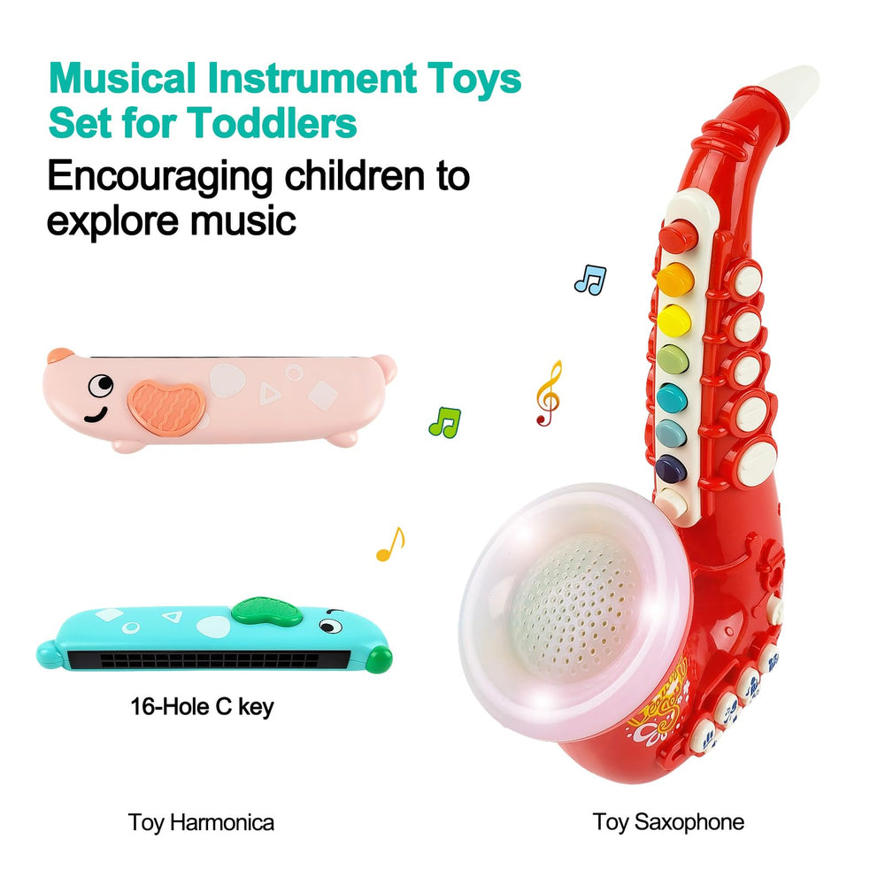 IIROMECI toy harmonica key C supports beginner learning
