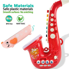 IIROMECI toy saxophone 8-note scales supports simple melodies