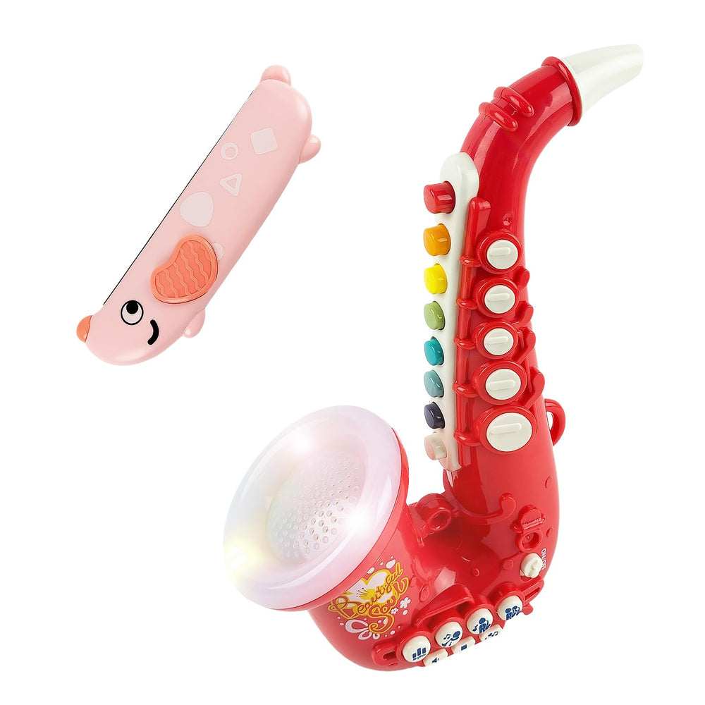 IIROMECI toy saxophone with lights and sounds for engaging early music play